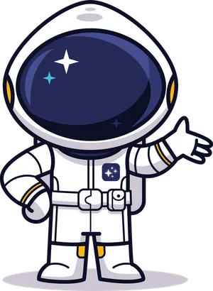 Vega, the Lyra mascot, gesturing while explaining
